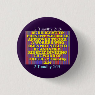 Bibelverse från 2 Timothy 2:15. Knapp