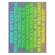 Bibelverse från den Matthew 23:37.