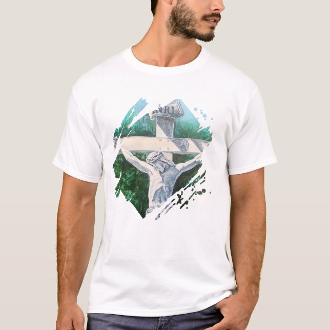 Bibelverse han har rest t shirt (Framsida)