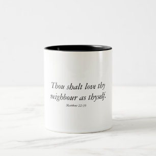 Bibelverse kaffe kopp