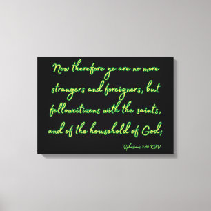 Bibelverse KJV Wall Art 2:19 Canvastryck