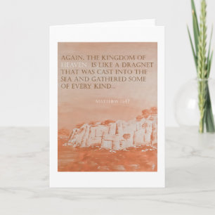 BibelVerse: Matthew 13:47 Pedagogygreetings Kort