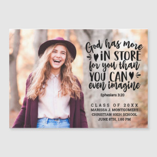 Bibelverse Photo Typography Studenten Magnet