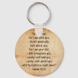 BibelVerseIsaiah 40:10 Nyckelring