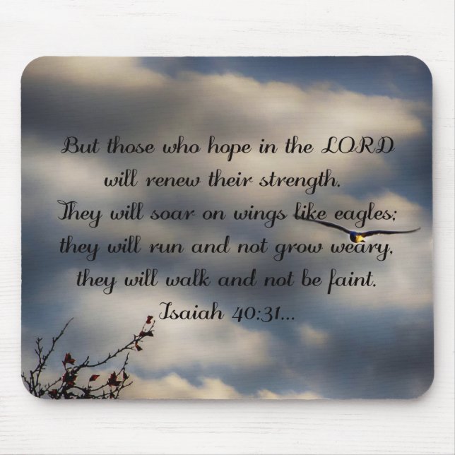 BibelVerseIsaiah 40:31 Musmatta (Framsidan)