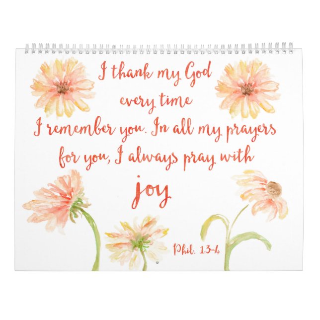 BibelVersekalender Kalender (Baksida)