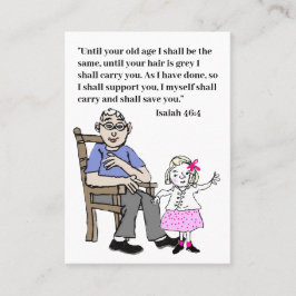 Bibelverser för sensorer visitkort