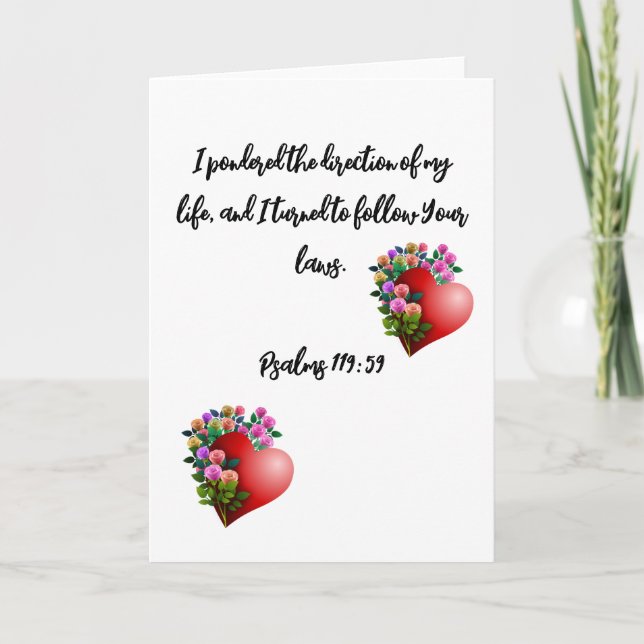 Bibelverser Helgkort (Framsida)