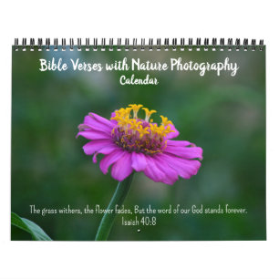 Bibelverser med naturfotokalender kalender