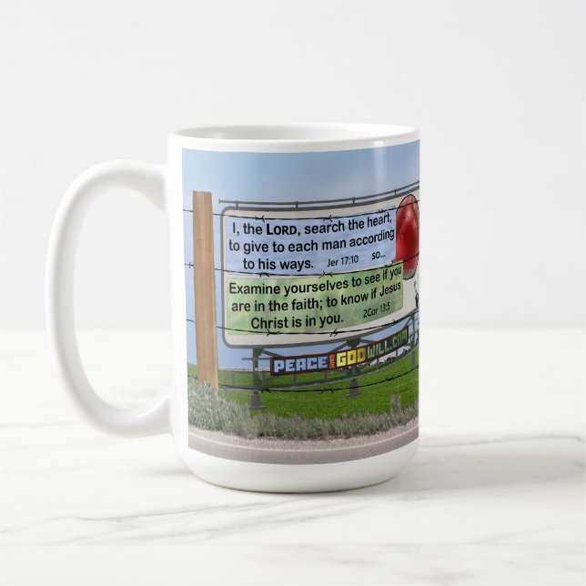 Bibelverser vaknar upp! kaffemugg (Vänster)