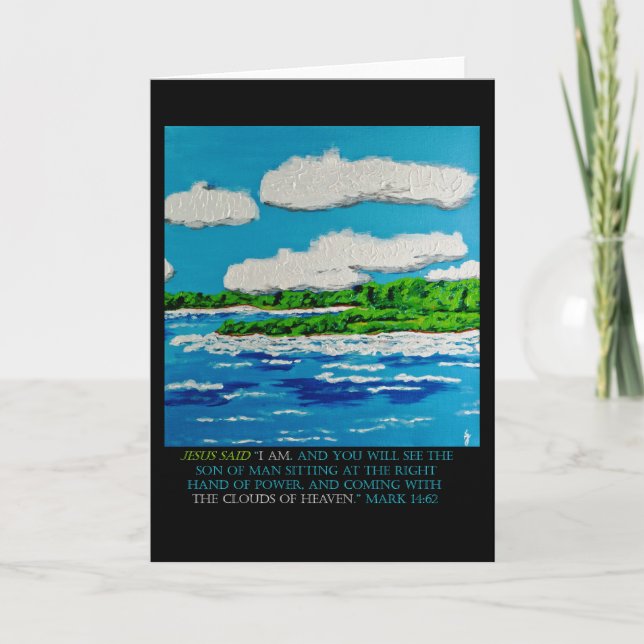 BibelVerses: Markera 14:62 PedagogyGreetings Kort (Framsida)