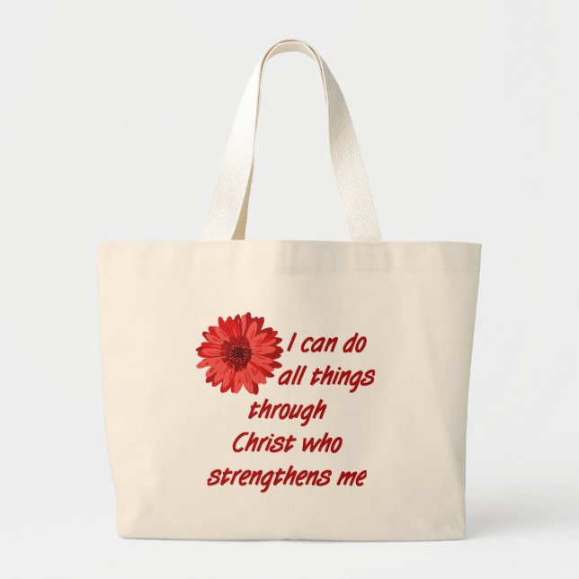 BibelVersetotot hänger lös Jumbo Tygkasse (Framsidan)