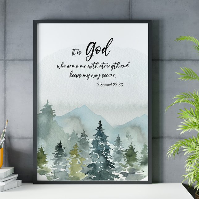 Bibelverterad bergskript poster (Skapare uppladdad)