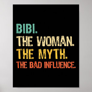 Bibi kvinnan, myten, D- influensaapparaten Poster