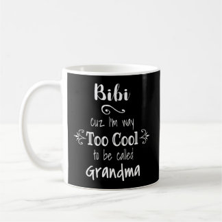 Bibi som också kallas mormor för Swahili Grandmot Kaffemugg