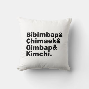 Bibimbap & Chimaek & Gimbap & Kimchi. Koreanska Ma Kudde