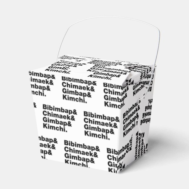 Bibimbap & Chimaek & Gimbap & Kimchi. Koreanska Ma Presentaskar (Framsidan Sidan)