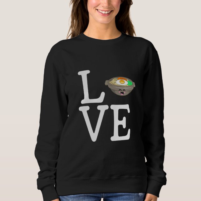 Bibimbap Food South Korea Bibimbap T Shirt (Framsida)