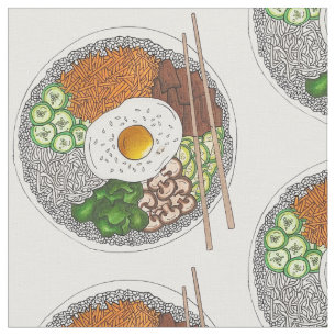 Bibimbap koreansk Food Cooking Cuisine Ris Egg Dis Tyg
