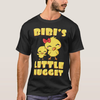 Bibi's Little Nugget Kyckling Älskande Mormor Mamm T Shirt