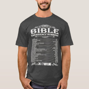 Bible Akut Hotline Numbers Coola Christian T Shirt