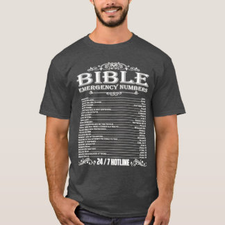 Bible Akut Hotline Numbers Coola Christian T Shirt