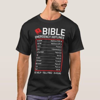 Bible Akut Hotline Numbers Coola Christian T Shirt