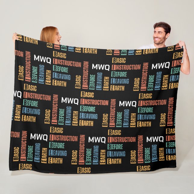 BIBLE Basic Instruction Innan du Lämnar jorden Fleecefilt (På plats)