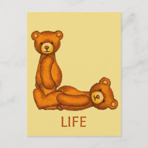 Bible Bears ~ All Life Scripture Vykort