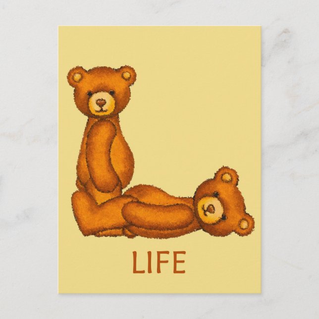 Bible Bears ~ All Life Scripture Vykort (Framsida)