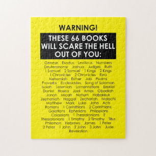 Bible Bok List Skrämmer helvetets underliga kristn Pussel