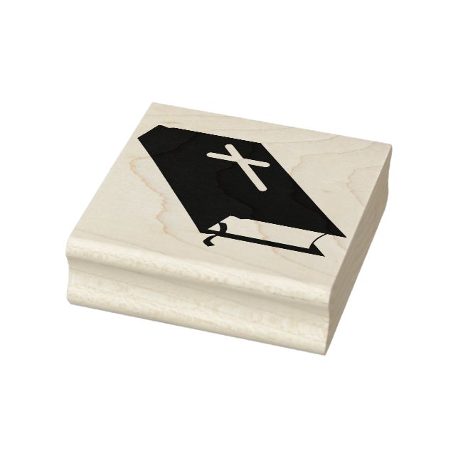 Bible bok silhouette art frimärke stämpel (Stämpel)