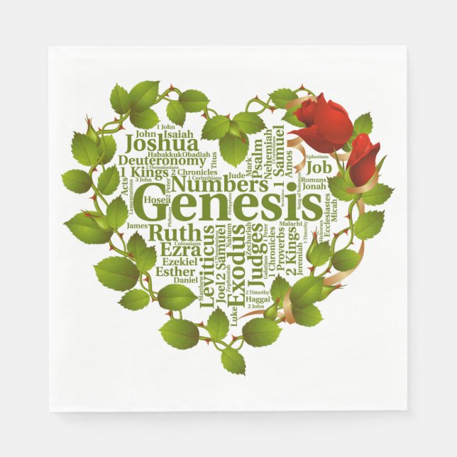 Bible Bokar Pappersservett (Framsidan)