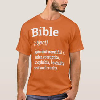 Bible Definition Funny Atheist Humor T Shirt