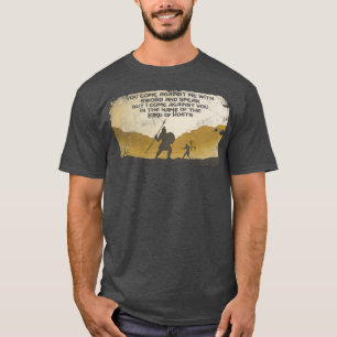 Bible Heroes David och Goliath i nöd T Shirt