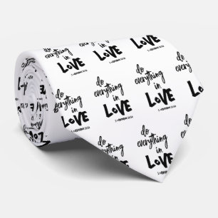 Bible Kärlek Quote Neck Tie Slips