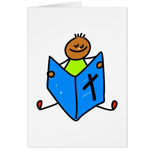 Bible Kid Hälsningskort (Framsidan)