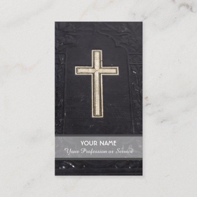 Bible kor som religiösa affärskort visitkort (Framsida)