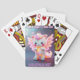 Bible Pals #1 - Nini - Gud är Kärlek 1 John 4:8 Casinokort