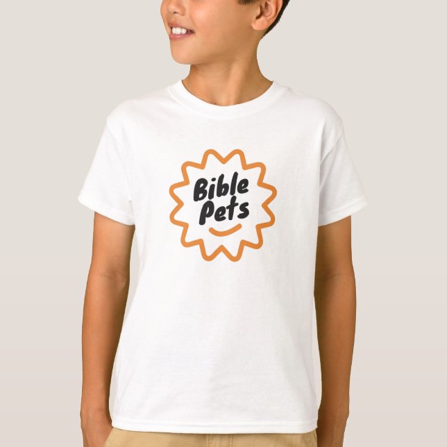 Bible Pets Kids T-Shirt (Framsida)