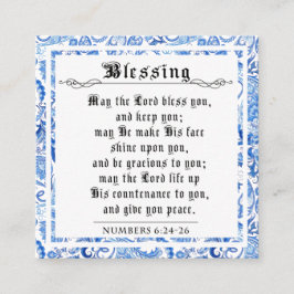 BIble Pribright Blating Numbers Blue Square