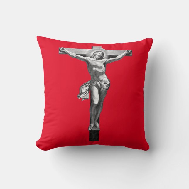 Bible Quote ART Jesus christ Kor sON oF gOD Kudde (Framsida)