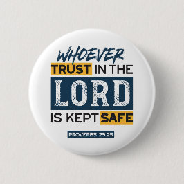 Bible Quote Art - Proverbs 29:25 Trust in God Knapp