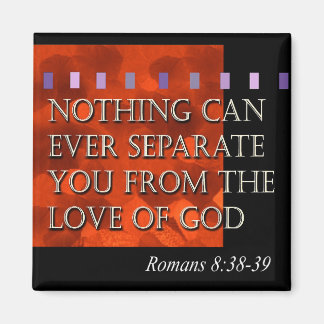 "Bible Quote - Romans 8:38" av Cheryl Daniels Magnet
