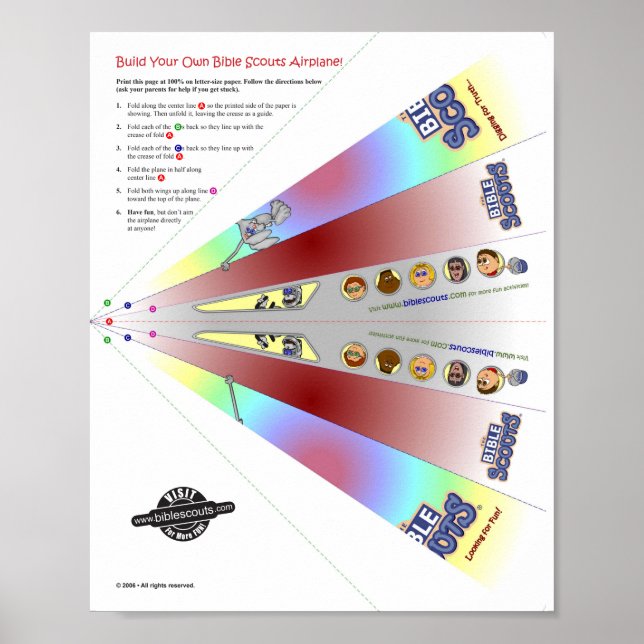 Bible Scouts Airplan! Poster (Framsidan)