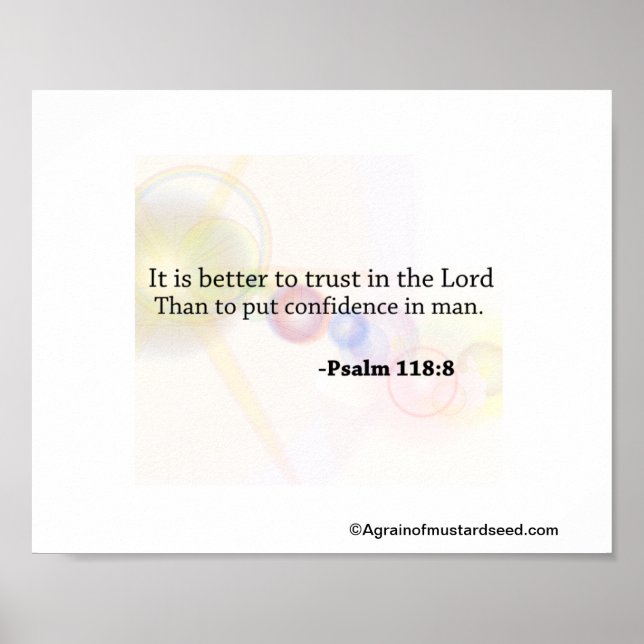 Bible Scripture-böner Poster (Framsidan)