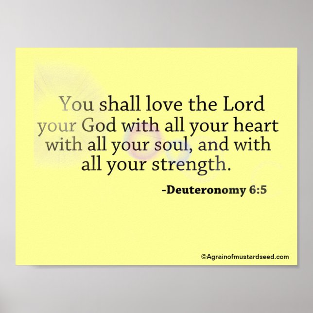 Bible Scripture-böner Poster (Framsidan)