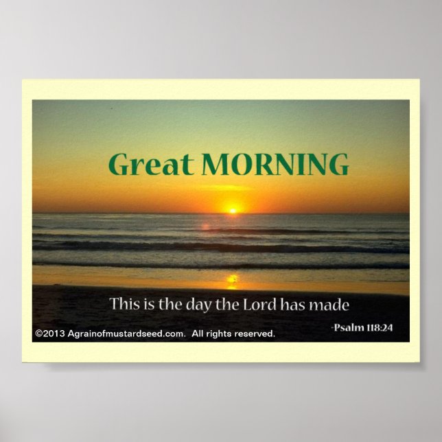 Bible Scripture-böner Poster (Framsidan)