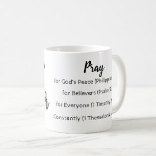 Bible Scripture Prayer Kaffemugg