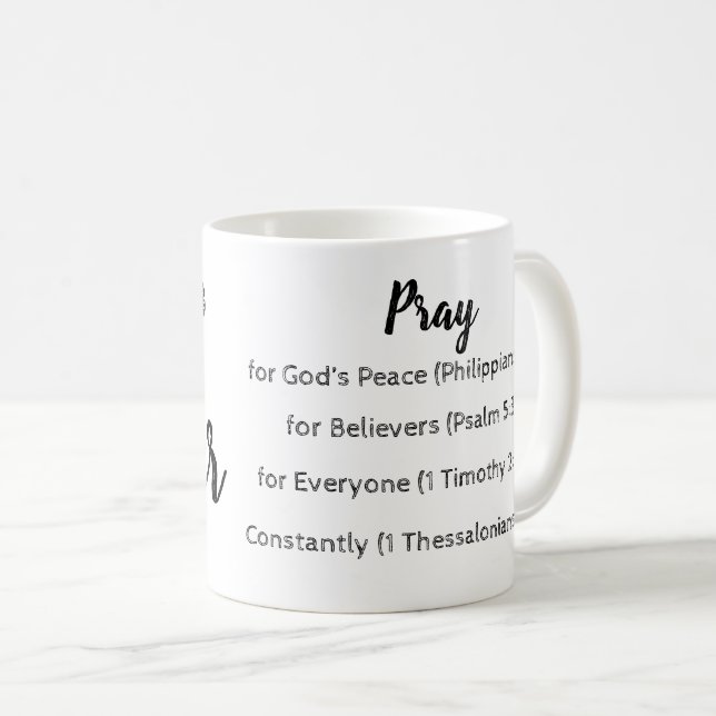Bible Scripture Prayer Kaffemugg (Framsida höger)